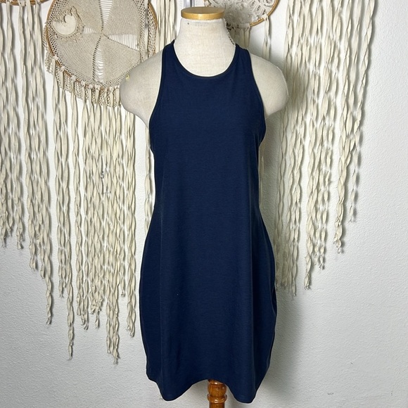 Beyond Yoga NWOT Nocturnal Navy Spacedye Under Lock and Key Dress Size XL - Picture 2 of 12